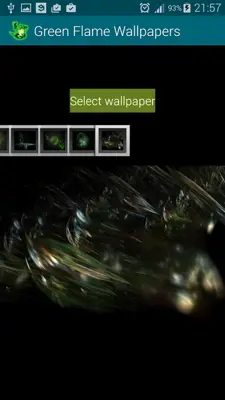 Green Flame GO theme android App screenshot 0